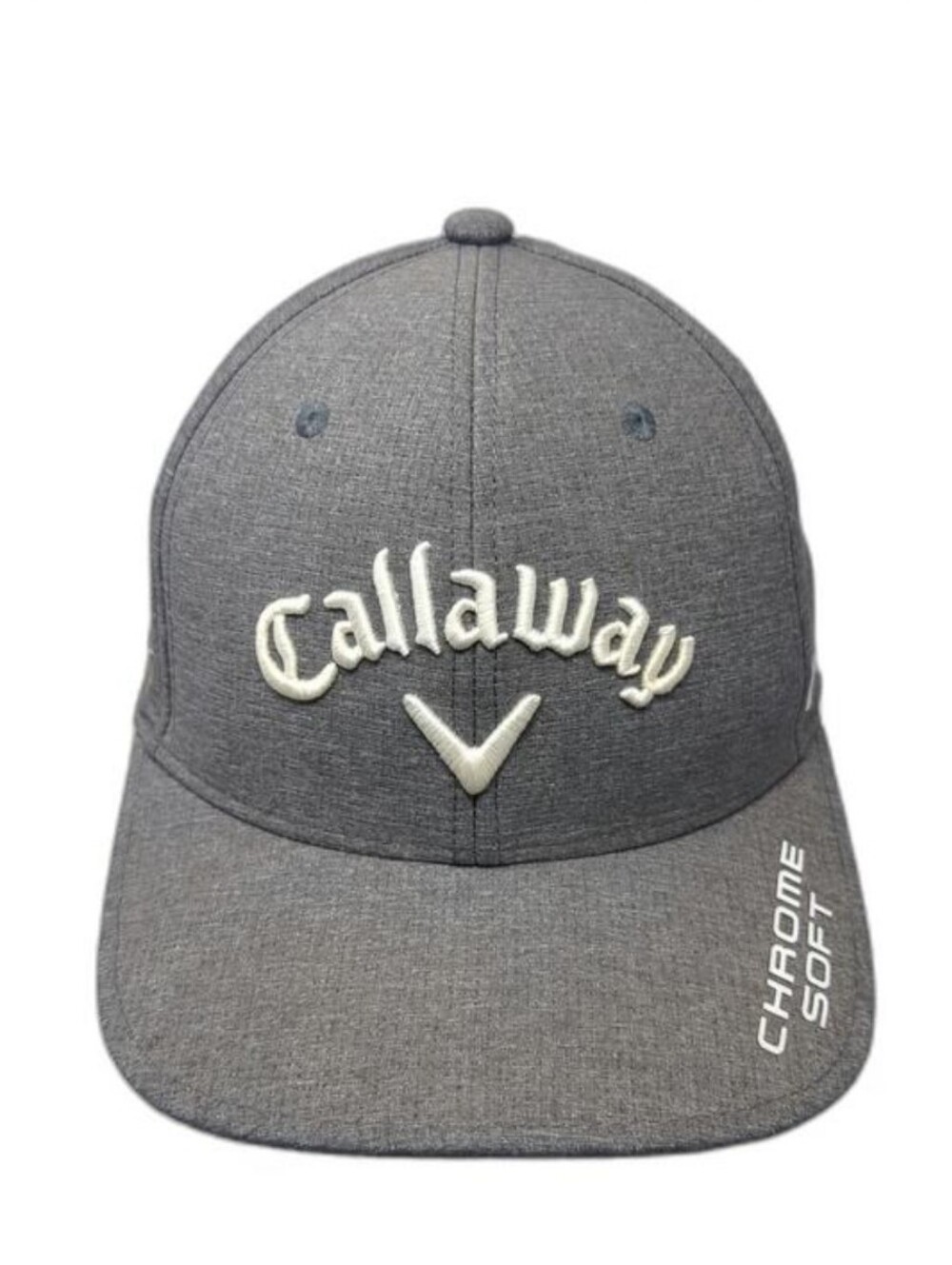 Callaway Heather Gray Embroidered Logo Golf Hat